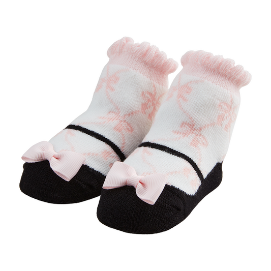 Pink Bow Mary Jane Socks Socks Mud Pie   