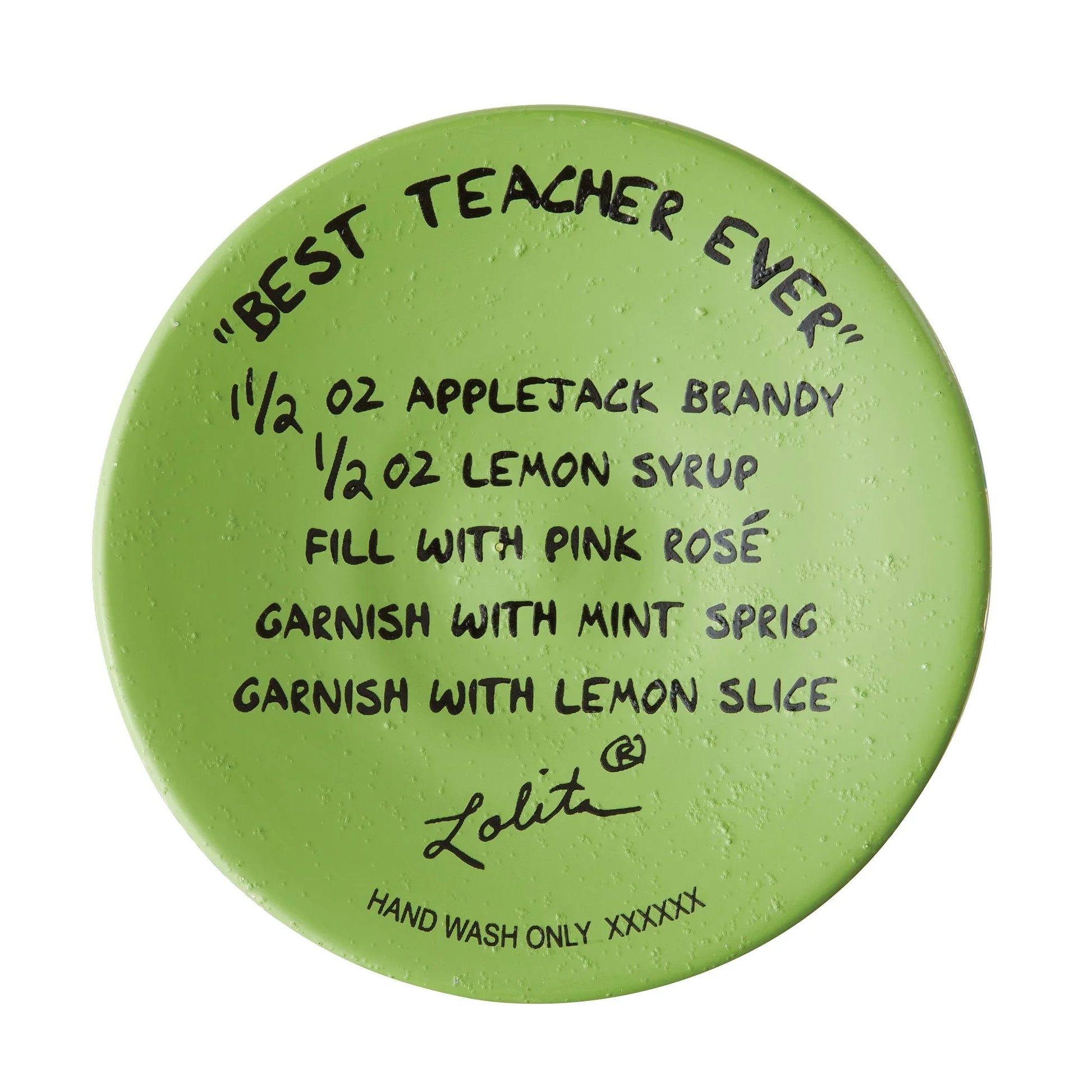 Best Teacher Ever Wine Glass  Lolita   