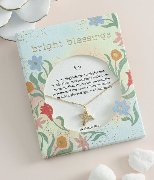 Bright Blessings Gold Joy Necklace Jewelry Periwinkle   