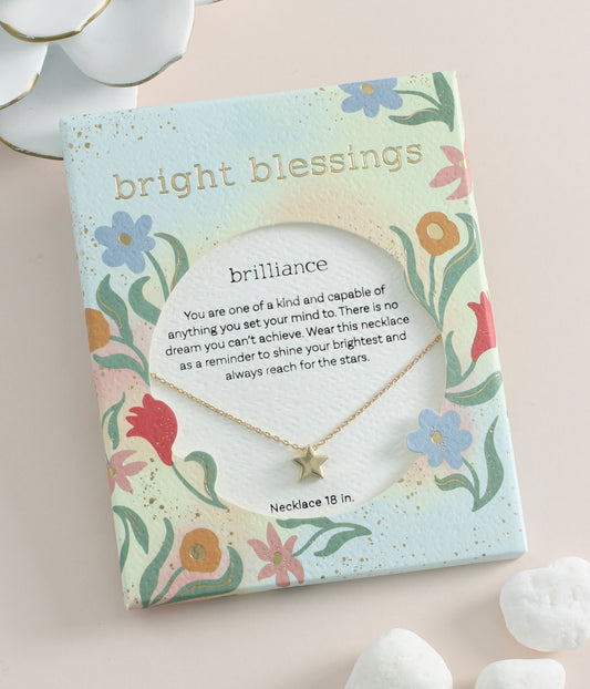 Bright Blessings Brilliance Gold Necklace Jewelry Periwinkle   