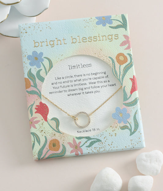 Bright Blessings Gold Limitless Necklace Jewelry Periwinkle   
