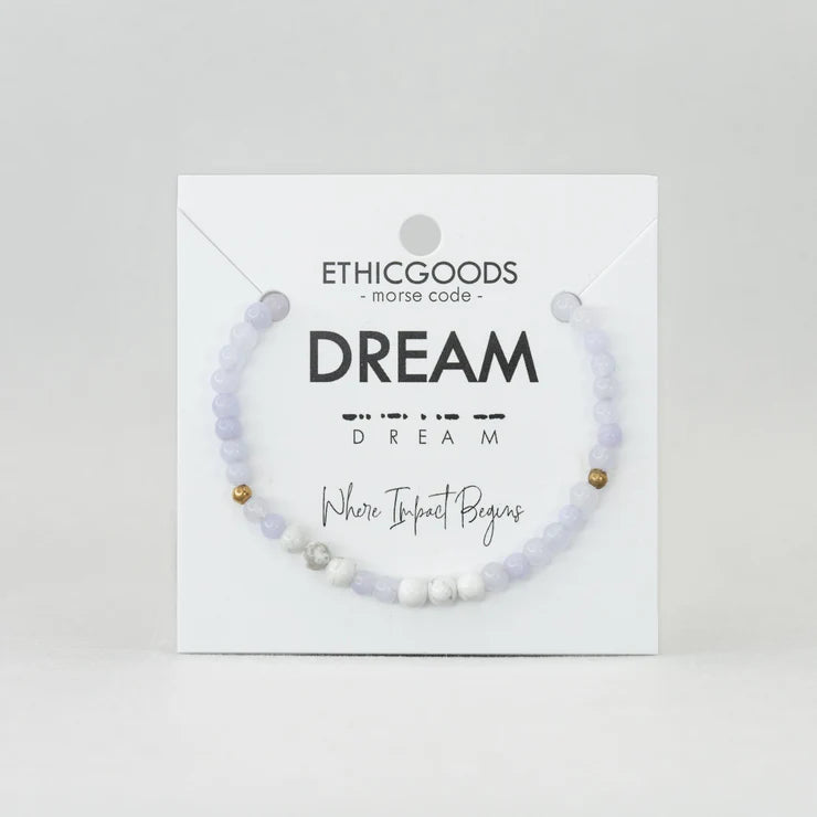 Dream Morse Code Bracelet Bracelet ETHICGOODS   