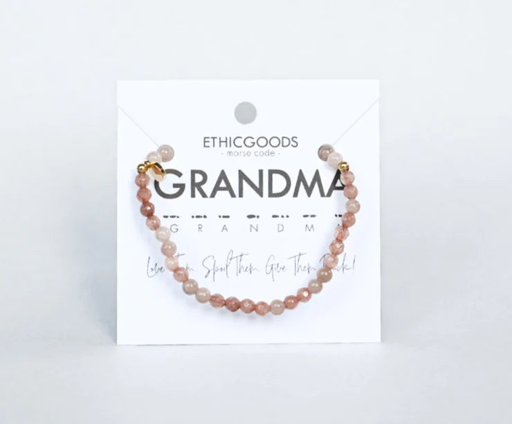Grandma Morse Code Bracelet Bracelet ETHICGOODS   