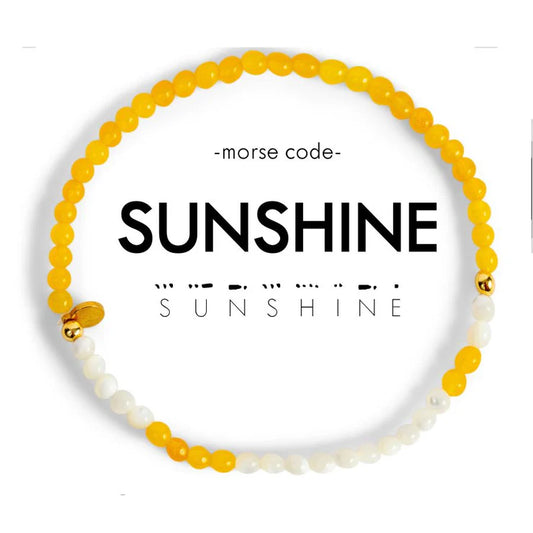 Sunshine Morse Code Bracelet Bracelet ETHICGOODS   