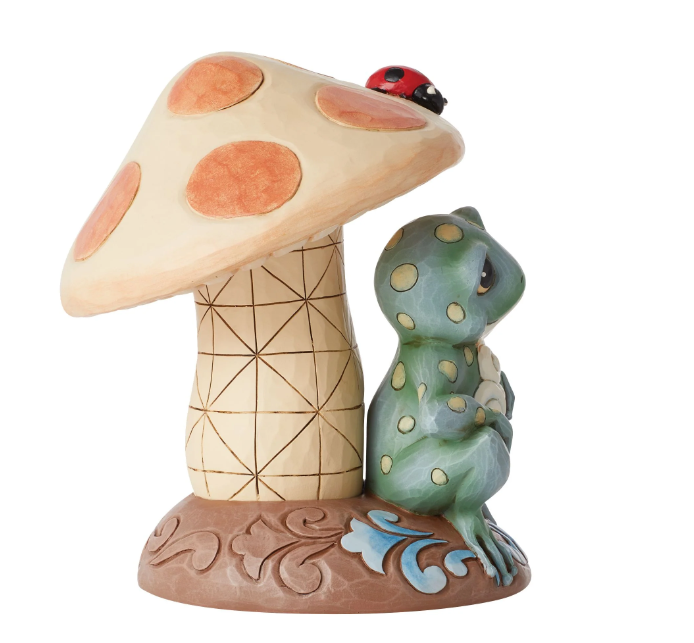 Frog Leaning on Mushroom by Jim Shore  Enesco   