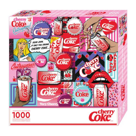 Cherry Coke 1000 Piece Puzzle Jigsaw Puzzle Springbok   