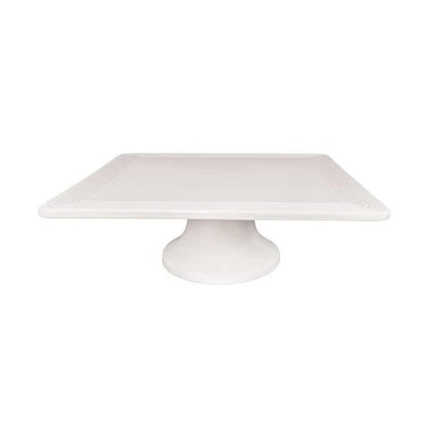 White square outlet cake stand