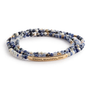 Necklace/Bracelet - Blue Mix  Demdaco   