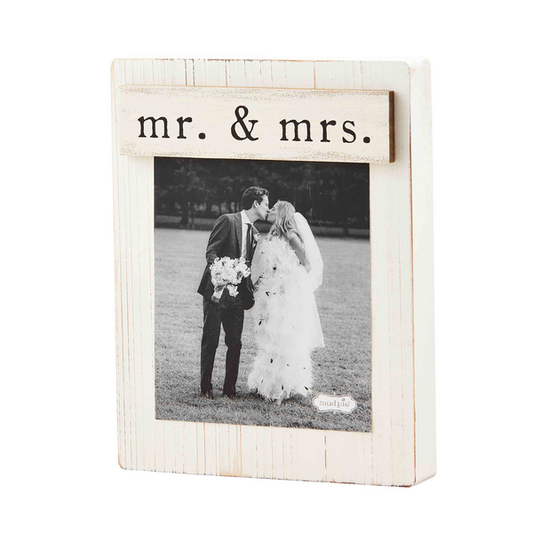 Mr. and Mrs. Magnetic Picture Frame by Mud Pie Picture Frame Mud Pie   