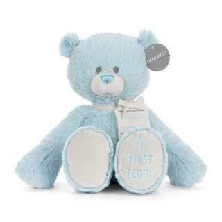 My First Teddy Bear 16" - Blue Blanket Demdaco   