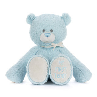 My First Teddy Bear 16" - Blue Blanket Demdaco   