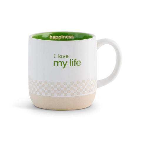 I Love My Life Ceramic Mug Demdaco