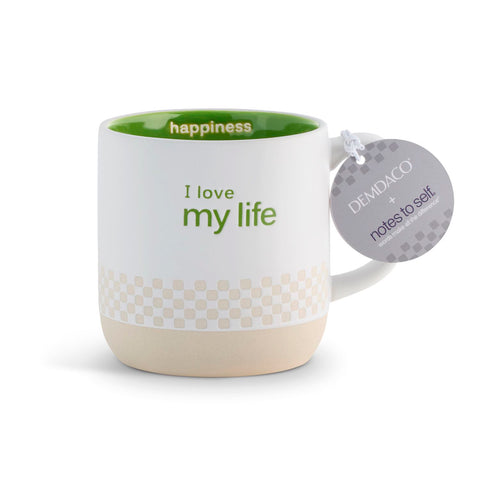I Love My Life Ceramic Mug Demdaco