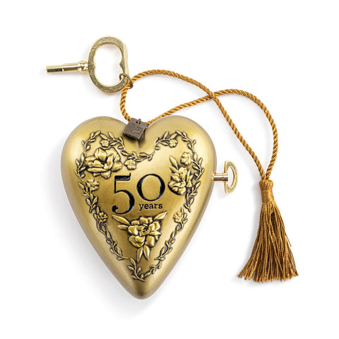Musical 50th Anniversary Art Heart Demdaco