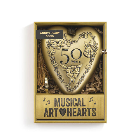 Musical 50th Anniversary Art Heart Demdaco
