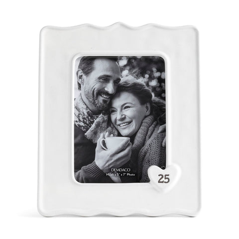 25th Anniversary Ceramic Boxed Frame Demdaco
