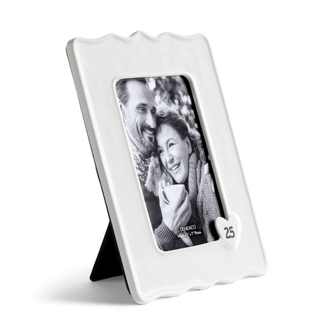 25th Anniversary Ceramic Boxed Frame Demdaco