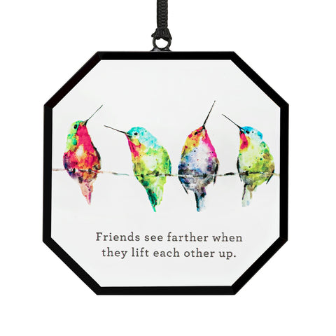Hummingbirds On Wire Suncatcher Demdaco