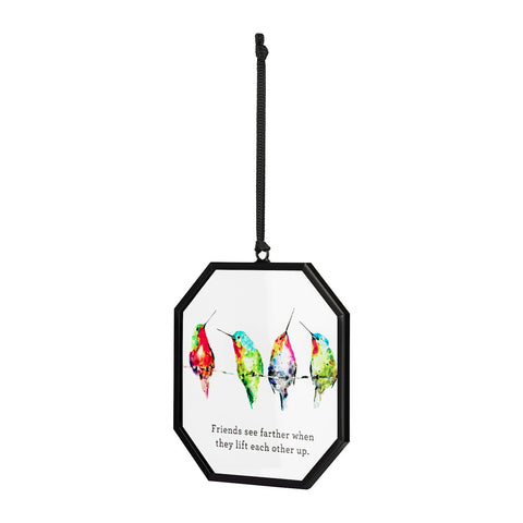 Hummingbirds On Wire Suncatcher Demdaco