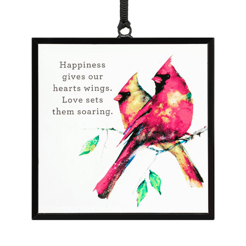Cardinal Pair Suncatcher Demdaco