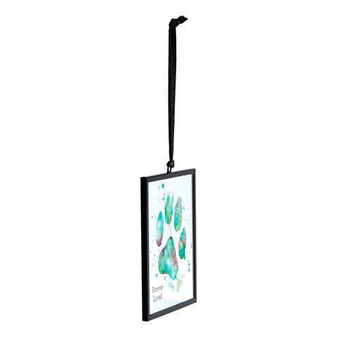 Teal Paw Print Suncatcher Demdaco