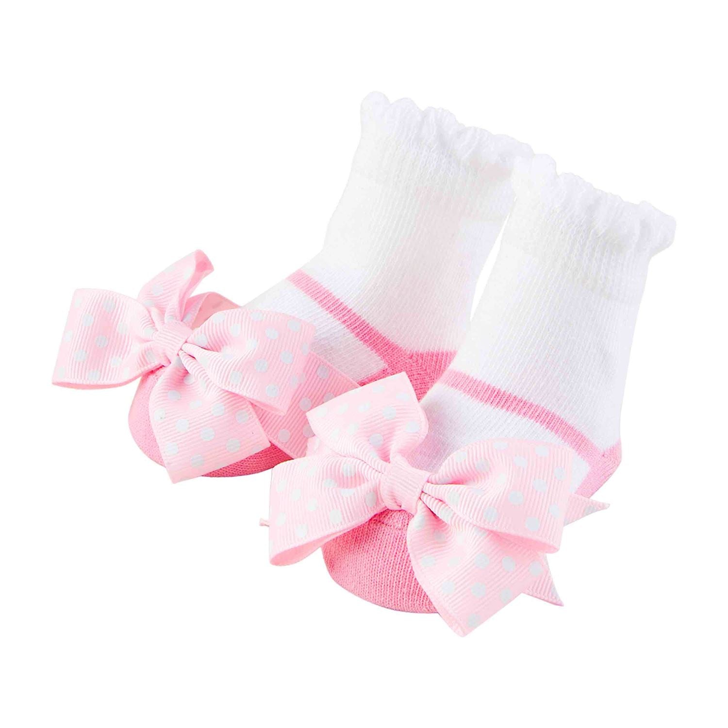 Pink Bow Socks Socks Mud Pie   