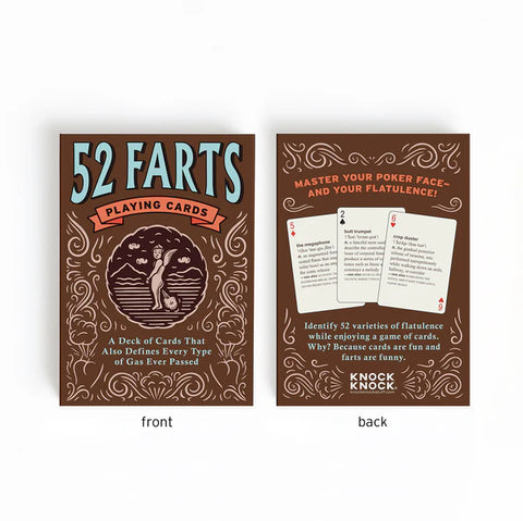 52 Farts Playing Cards  Knock Knock   