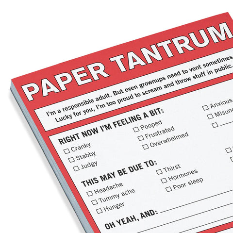 Paper Tantrum Nifty Note Pad  Knock Knock   