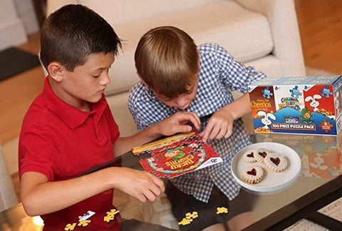 Mini Cereal Boxes - 100 Piece Jigsaw Puzzle White Mountain