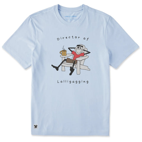 Men's Director of Lollygagging Short Sleeve Crusher-LITE Tee Life is Good
