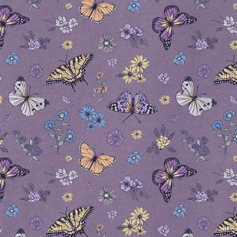 Women's Butterfly Garden Pattern Crusher-LITE Easy Vee