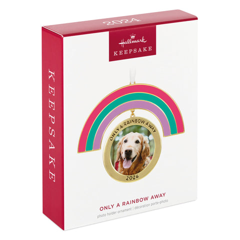 Only a Rainbow Away 2024 Hallmark Keepsake Ornament Hallmark Keepsake Ornament Hallmark   