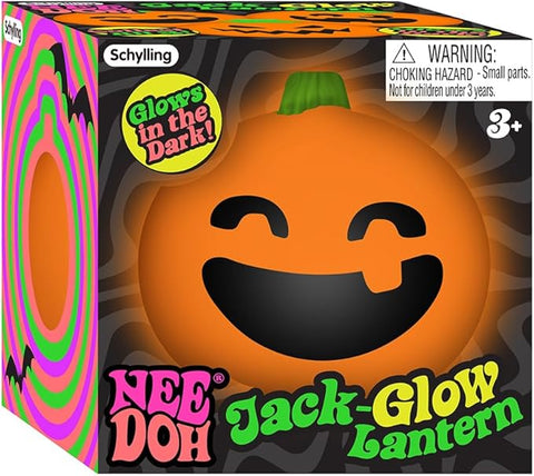 Jack-Glow-Lantern NeeDoh Ball Stress Ball Schylling Missing 1 Tooth  