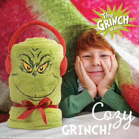 Grinch SnowThrow Blanket Enesco   