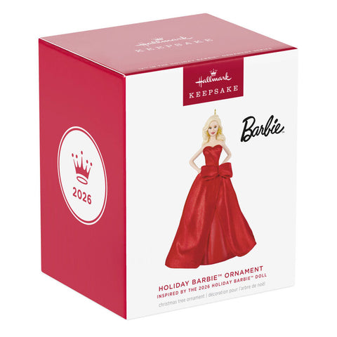 Hallmark 2026 Holiday Barbie™ Ornament Hallmark