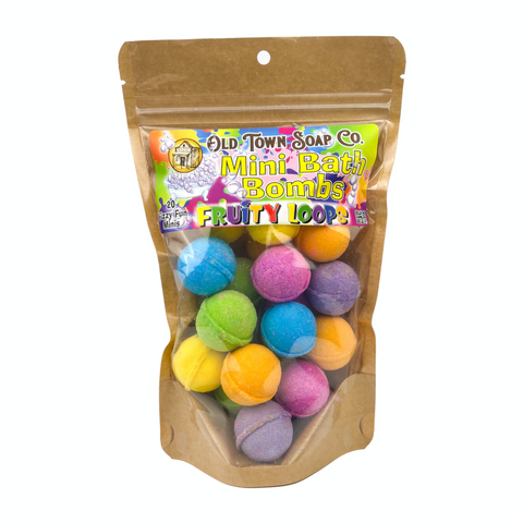 Fruity Loops - Mini Bath Bombs Soap Old Town Soap Co.   
