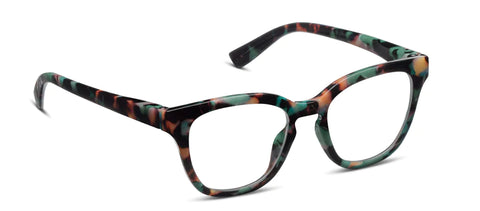 Betsy Peepers Teal Botanico Readers Readers PeeperSpecs   