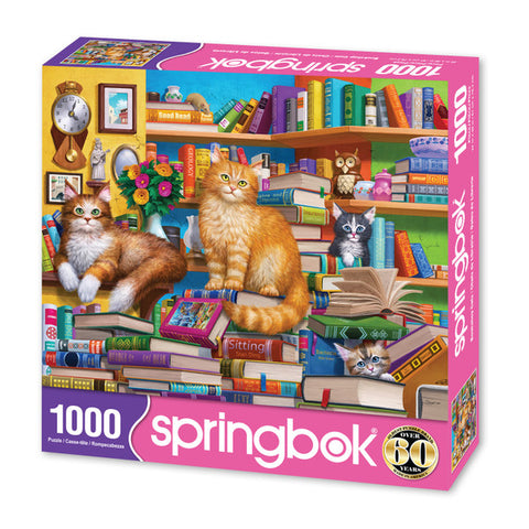 Bookshop Cats Puzzle  Springbok   