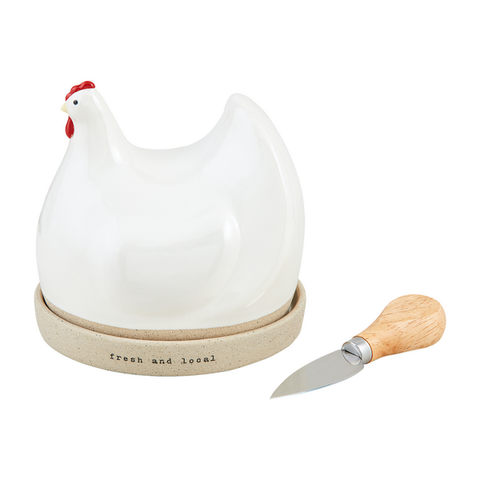 Hen Cloche Set  Mud Pie   