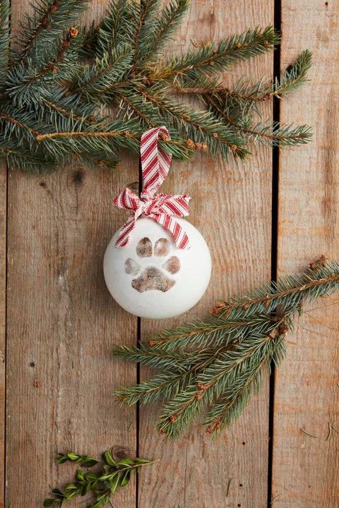 Paw Print Ornament Ornament Mud Pie   