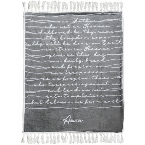 Amen 50" X 60" Inspirational Plush Blanket Blanket Pavilion   