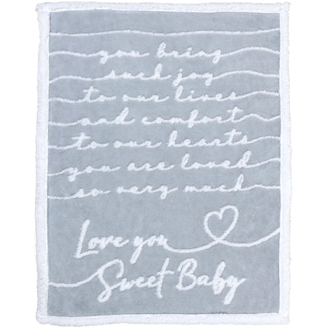 Love You Sweet Baby 30" X 40" Inspirational Plush Blanket Blanket Pavilion   