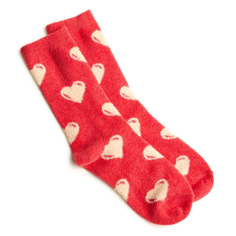 Graphic Heart Fleece Socks Blanket Vera Bradley