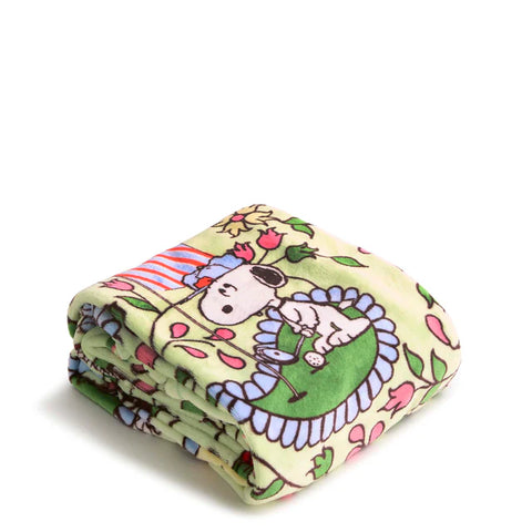 Country Club Peanuts Paisley Throw Blanket Vera Bradley