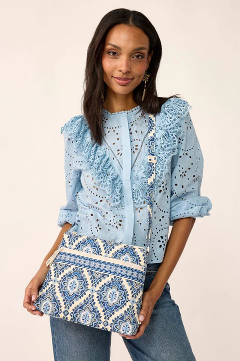 Original Zip Hispter in Cambridge Blues Vera Bradley