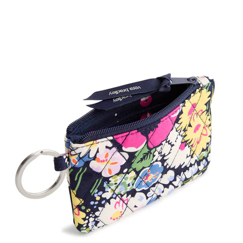 Poppy Fields Zip ID Pouch w/Breakaway Lanyard in Premium Cotton