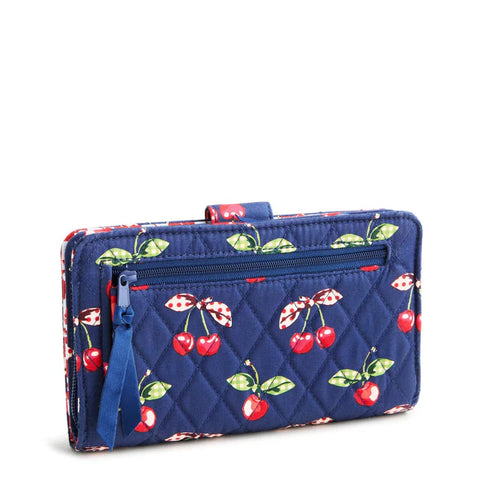 Turnlock Wallet in Cherry Picking Vera Bradley