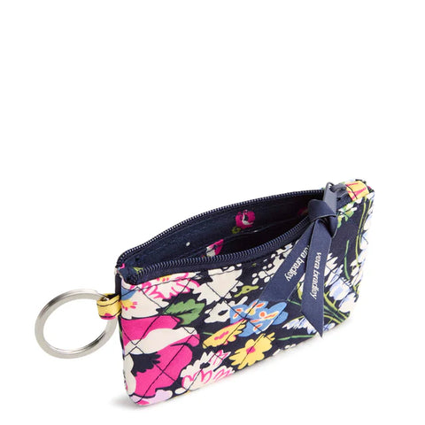 Poppy Fields Zip ID Case in Premium Cotton