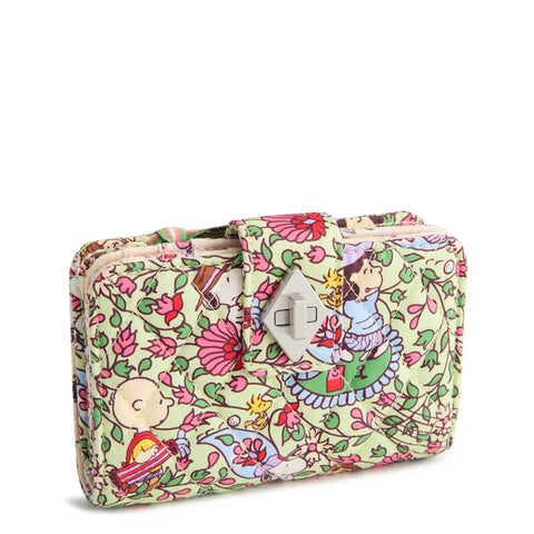 Country Club Peanuts Paisley Turnlock Wallet