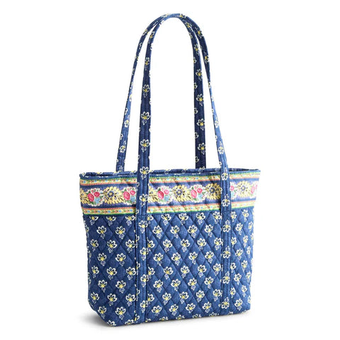 Small Original Vera Tote - Maison Blue in Premium Cotton